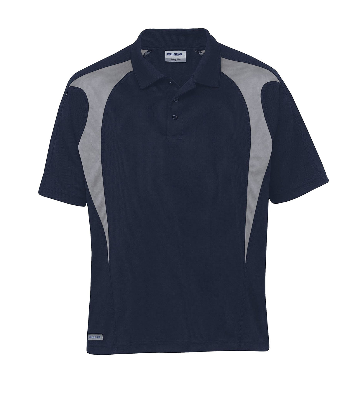 Dri Gear Spliced Zenith Impact Polo  - navy/aluminium - M