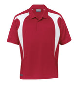Youth Dri Gear Spliced Zenith Polo  YOUTH - red/white - M