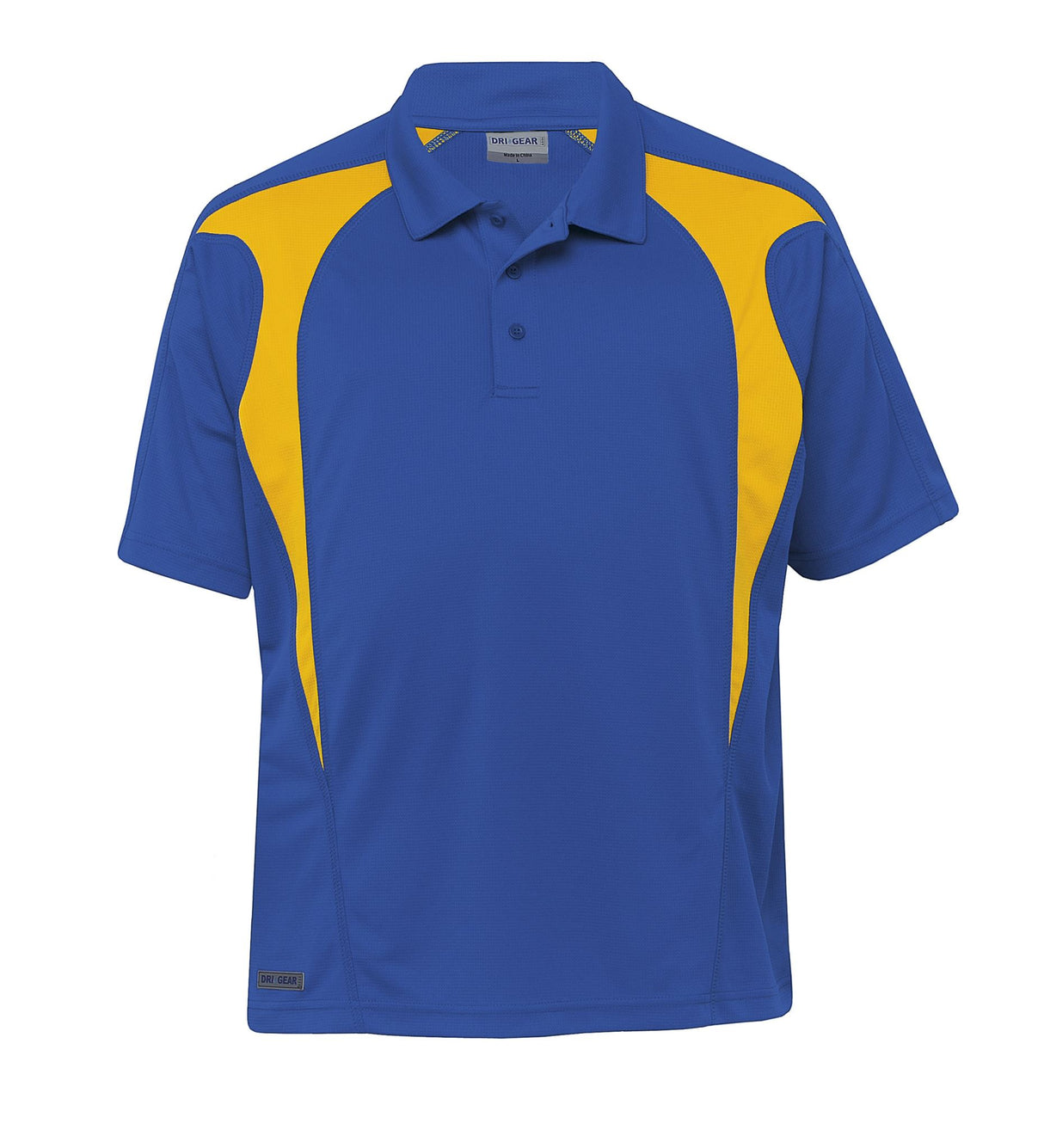 Youth Dri Gear Spliced Zenith Polo  YOUTH - royal/gold - XS