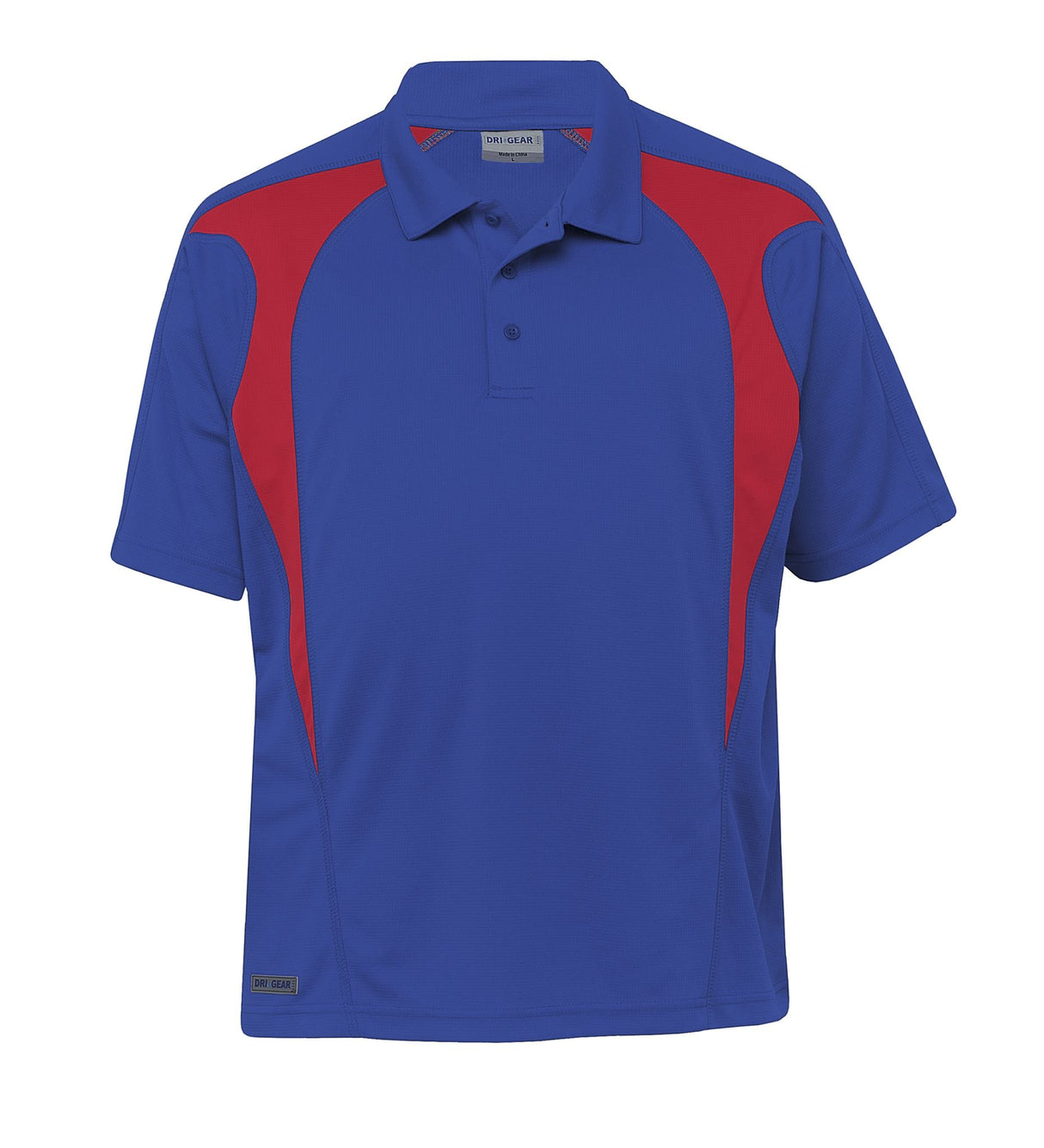 Youth Dri Gear Spliced Zenith Polo  YOUTH - royal/red - S