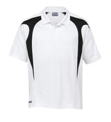 Youth Dri Gear Spliced Zenith Polo  YOUTH - white/black - XL