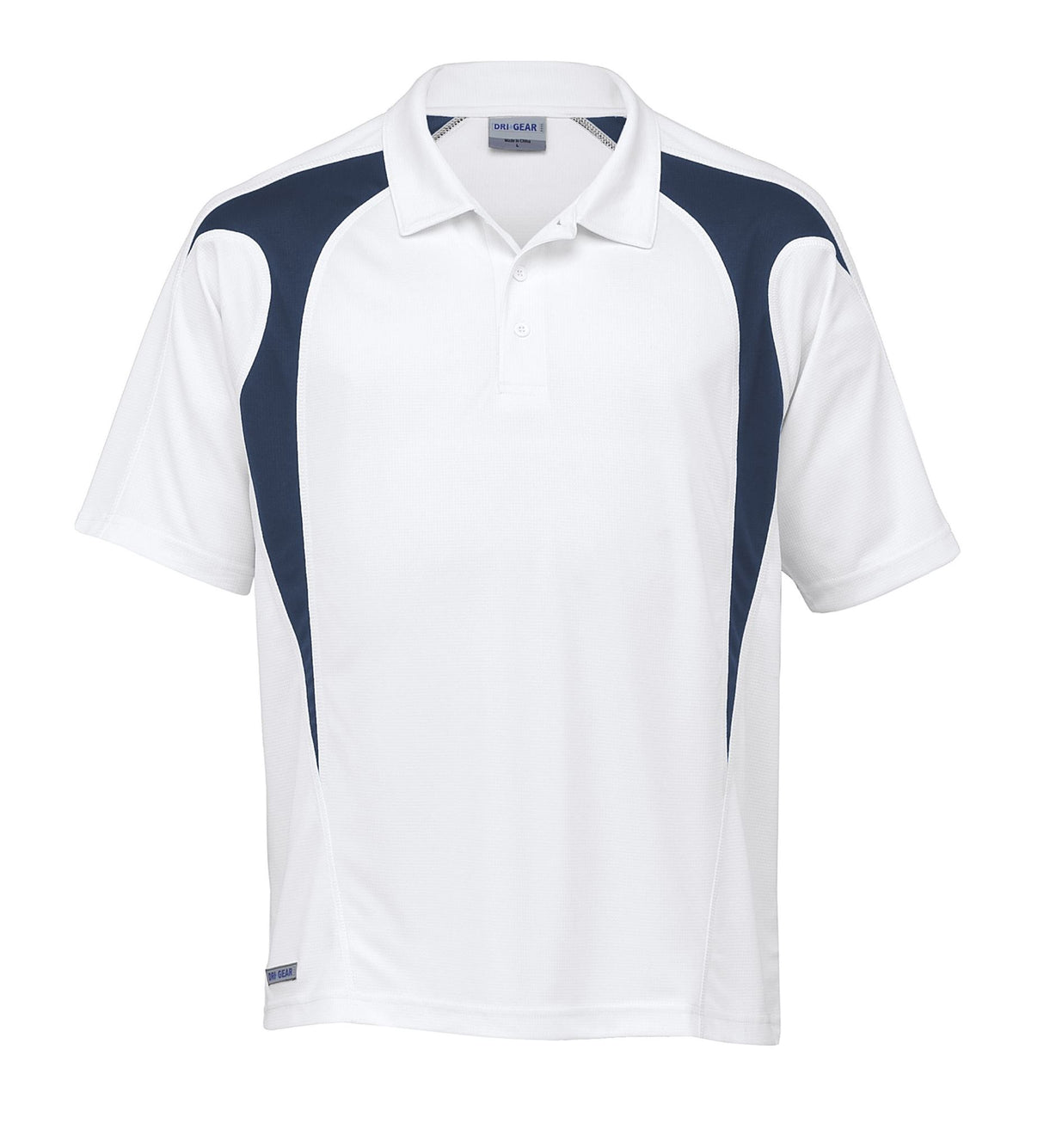 Youth Dri Gear Spliced Zenith Polo  YOUTH - while/navy - S
