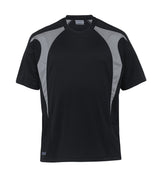 Dri Gear Spliced Zenith Impact Tee  - black/aluminium - L