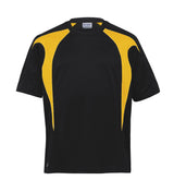 Dri Gear Spliced Zenith Tee  black/gold - S
