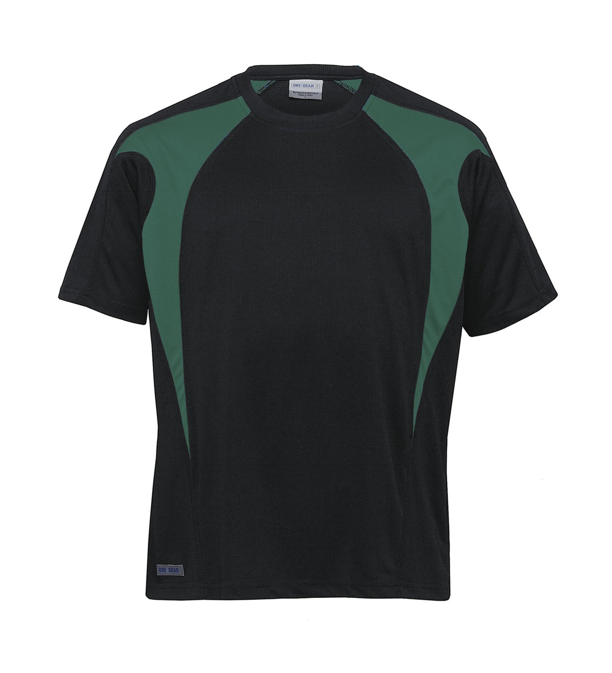 Dri Gear Spliced Zenith Tee  black/green - 4XS