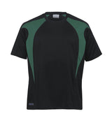 Dri Gear Spliced Zenith Tee  black/green - XS