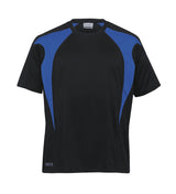 Dri Gear Spliced Zenith Tee  black/royal - 3XS