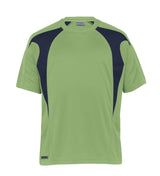 Dri Gear Spliced Zenith Impact Tee  - cool lime/navy - XXS