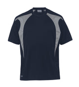 Dri Gear Spliced Zenith Impact Tee  - navy/aluminium - XS