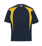 Dri Gear Spliced Zenith Tee  navy/gold - S