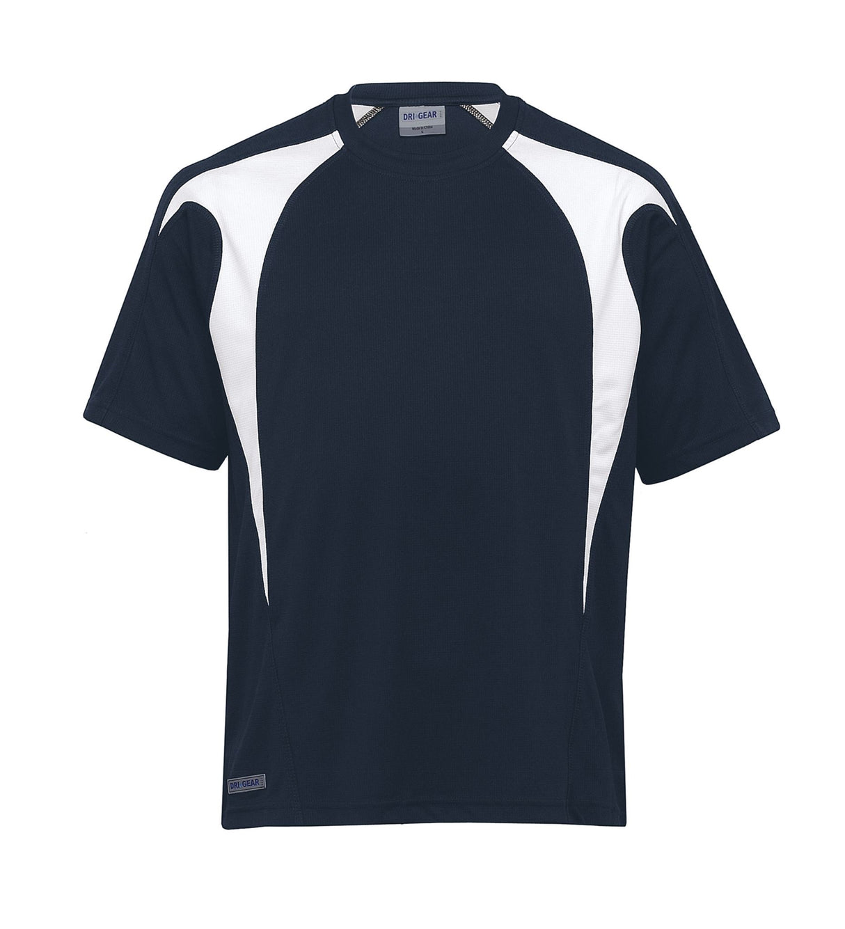 Dri Gear Spliced Zenith Tee  navy/white - 3XS