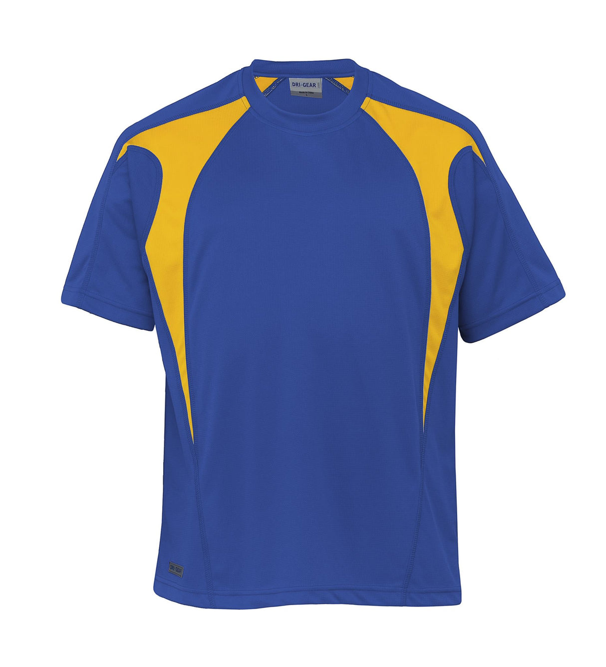 Dri Gear Spliced Zenith Tee  royal/gold - L