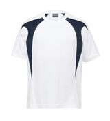 Dri Gear Spliced Zenith Tee  white/navy - 4XS