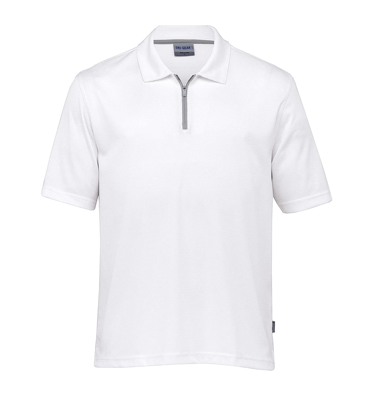 Dri Gear Trimmed Polo DGTP - white/aluminium - 3XL