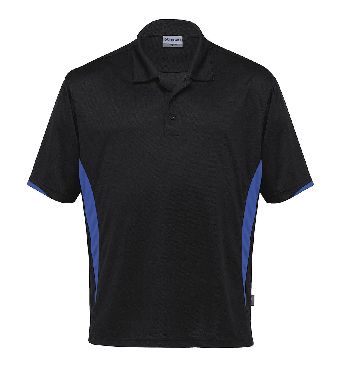 Dri Gear Zone Polo  - black/royal - 3XL
