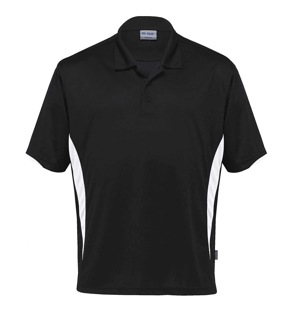 Dri Gear Zone Polo  - black/white - S