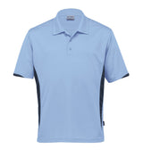 Dri Gear Zone Polo  - sky/navy - XL
