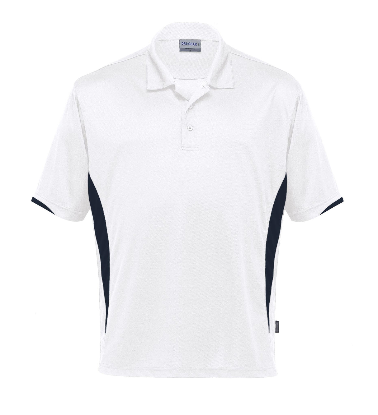 Dri Gear Zone Polo  - white/black - 4XS