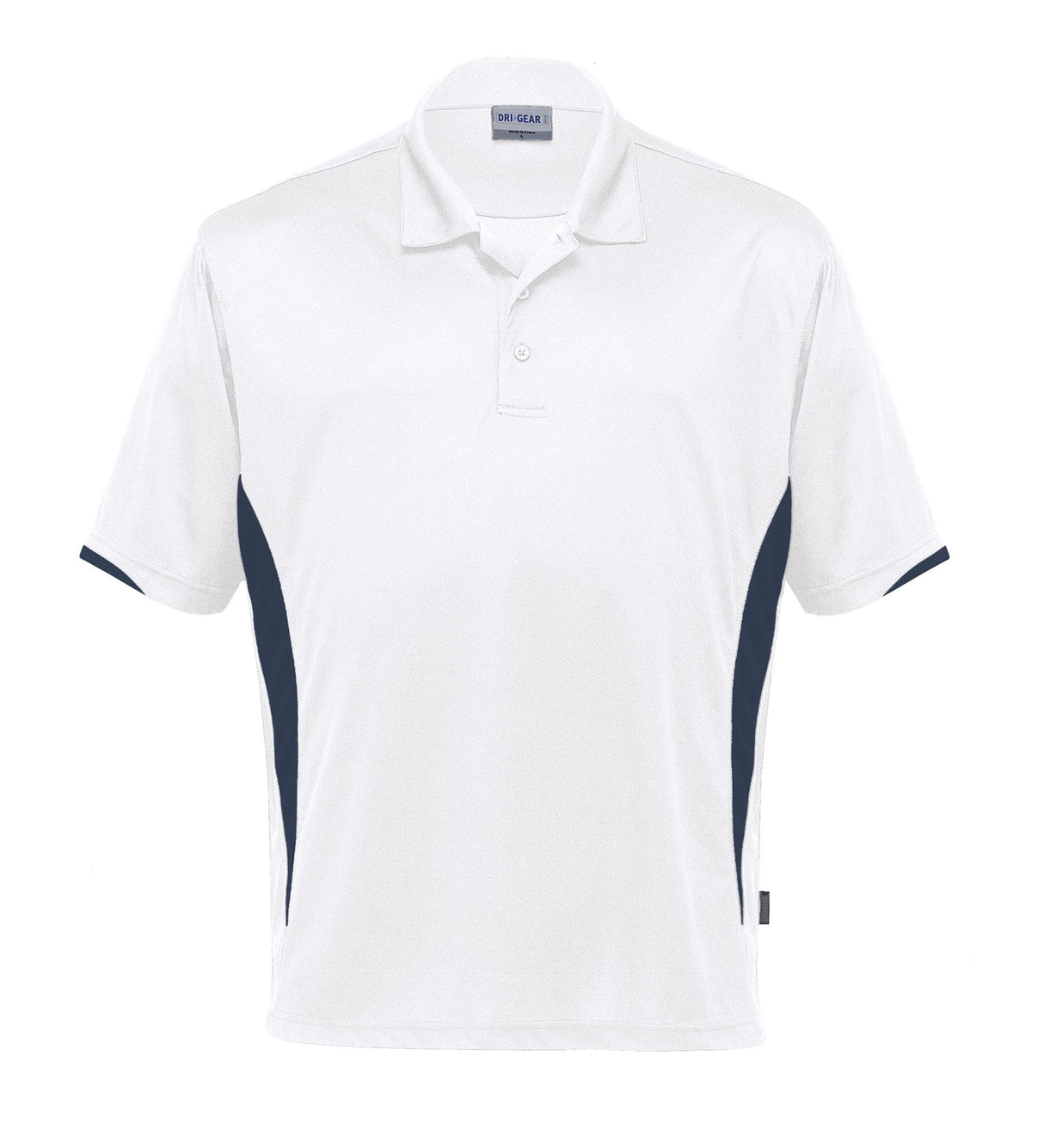 Dri Gear Zone Polo  - white/navy - XL