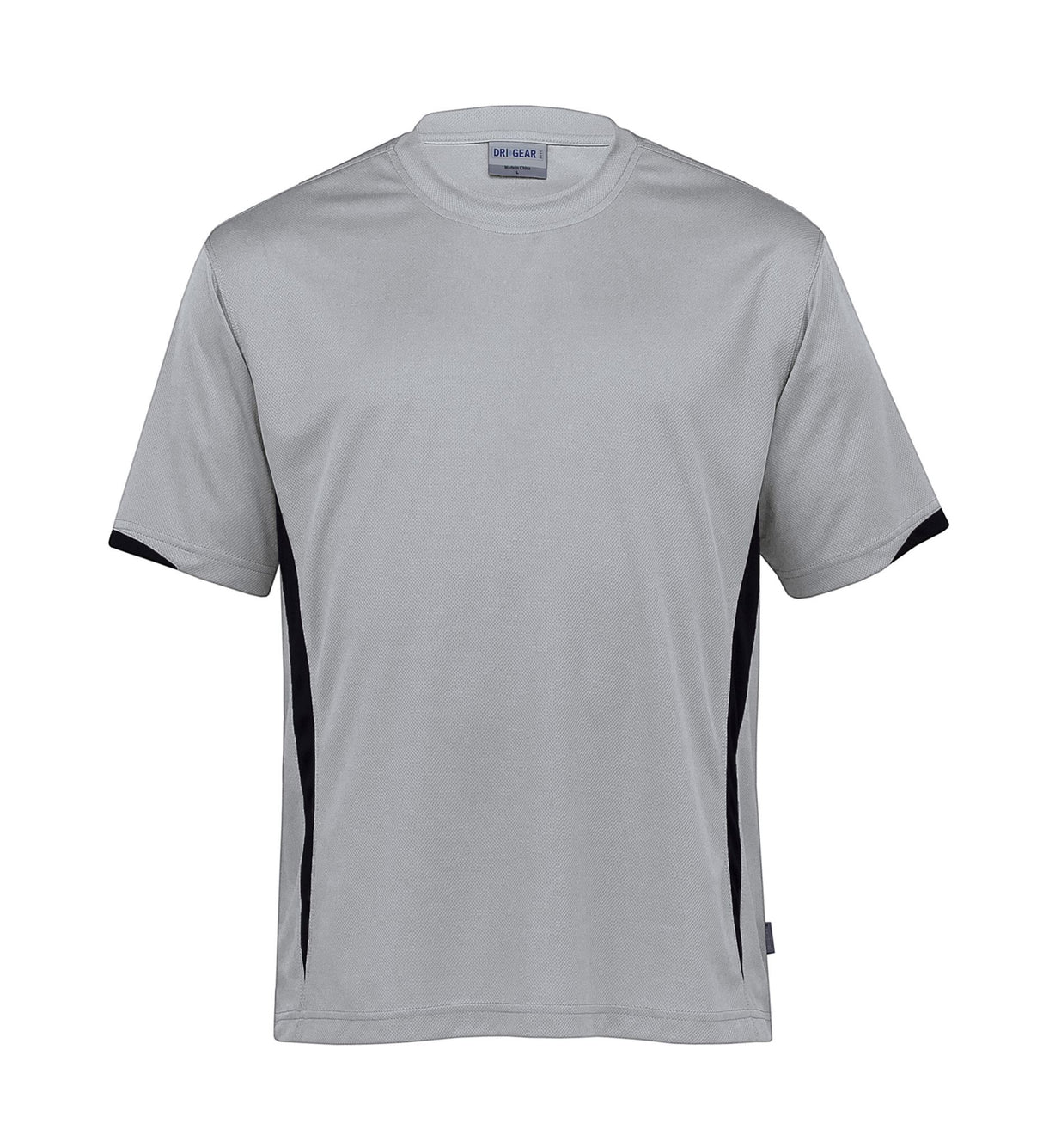 Dri Gear Zone Tee  silver/black - M