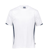 Dri Gear Zone Tee  white/navy - M