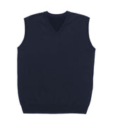 Merino Fully Fashioned Vest - Mens  - navy - M
