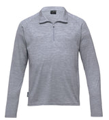 Merino Zip Pullover - Womens  - grey marle - 14