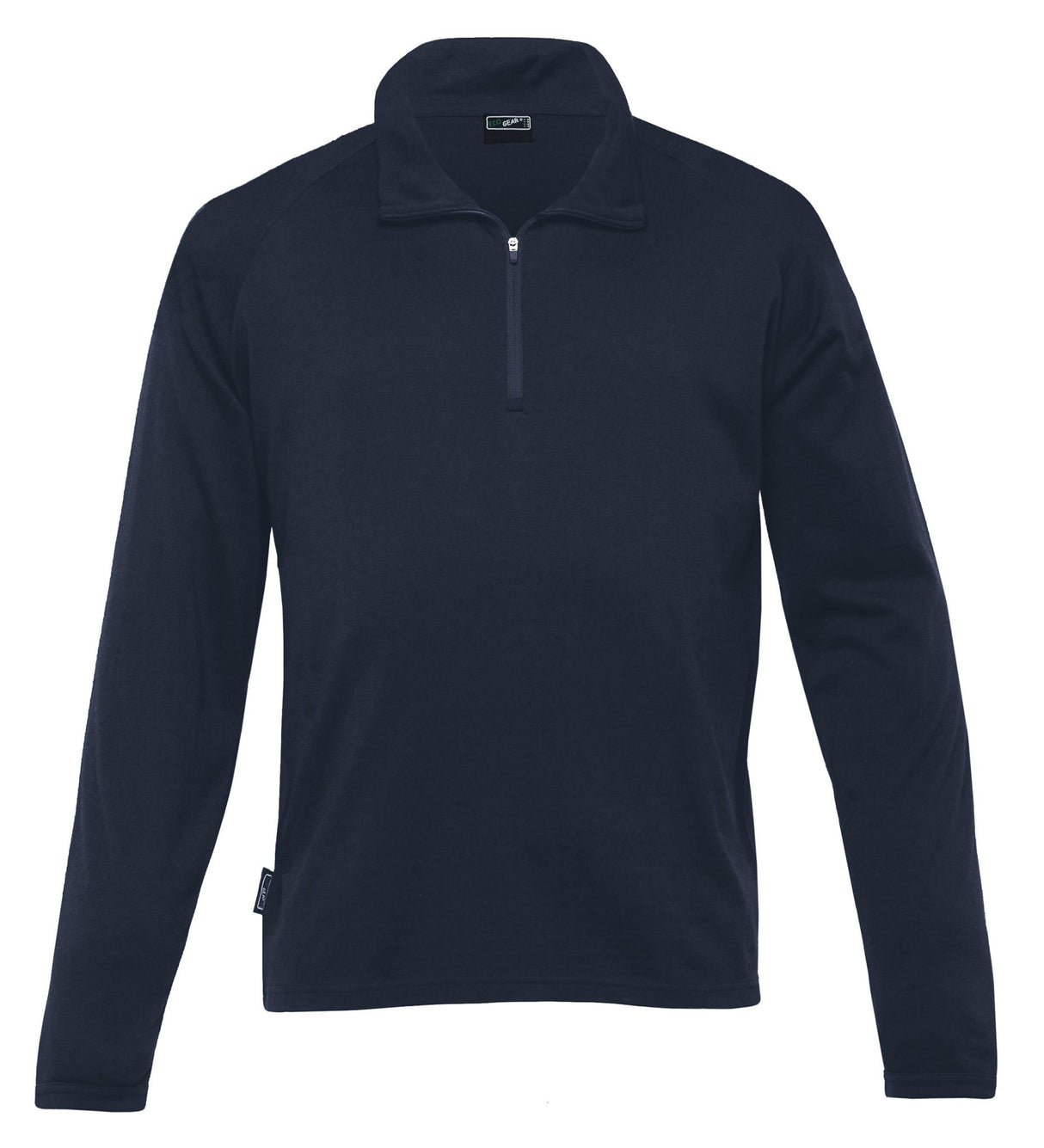 Merino Zip Pullover - Mens  - navy  - 5XL