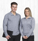 Merino Zip Pullover - Womens  - black - 18