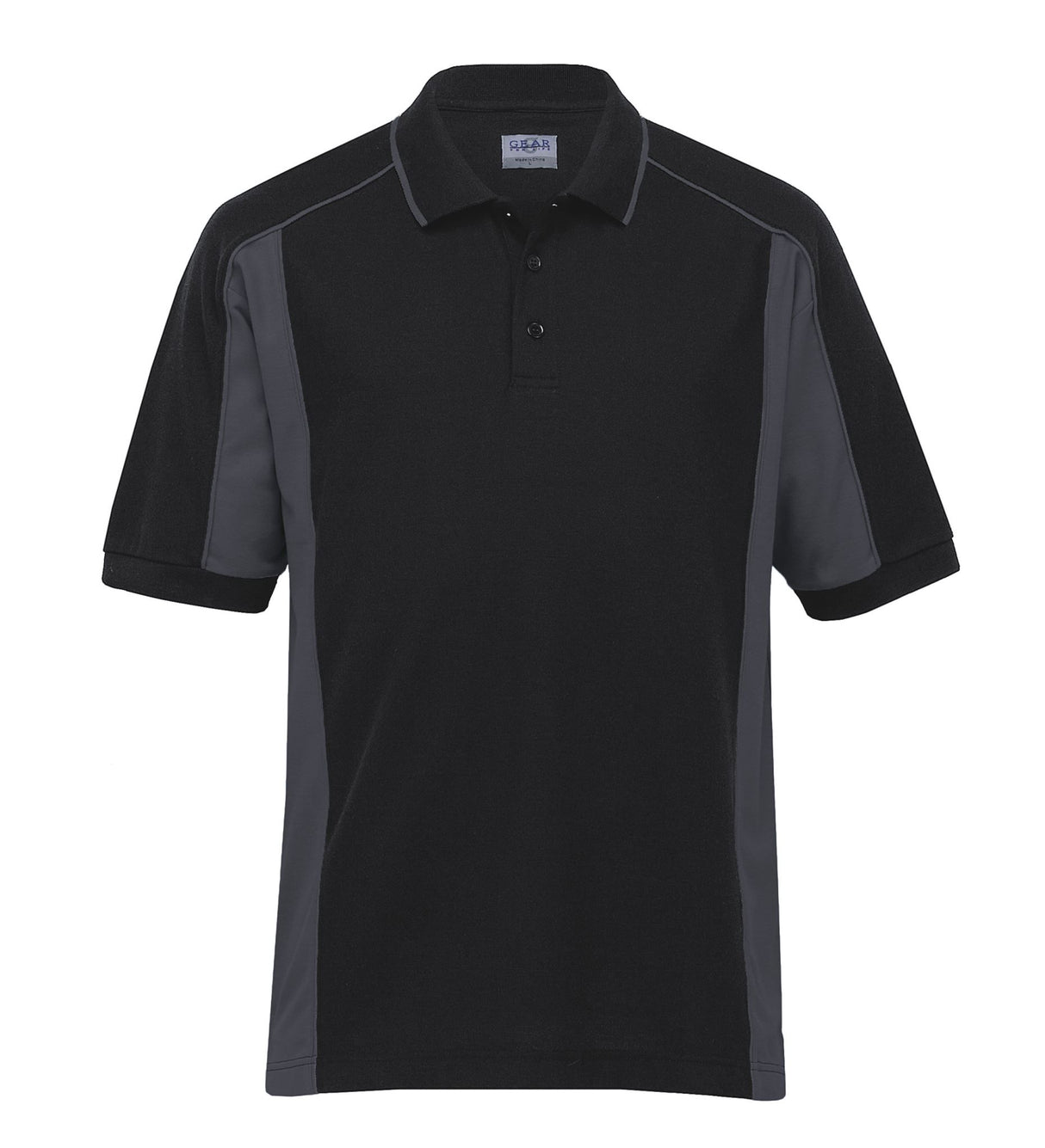 Eclipse Polo - Mens  - black/charcoal - 3XL