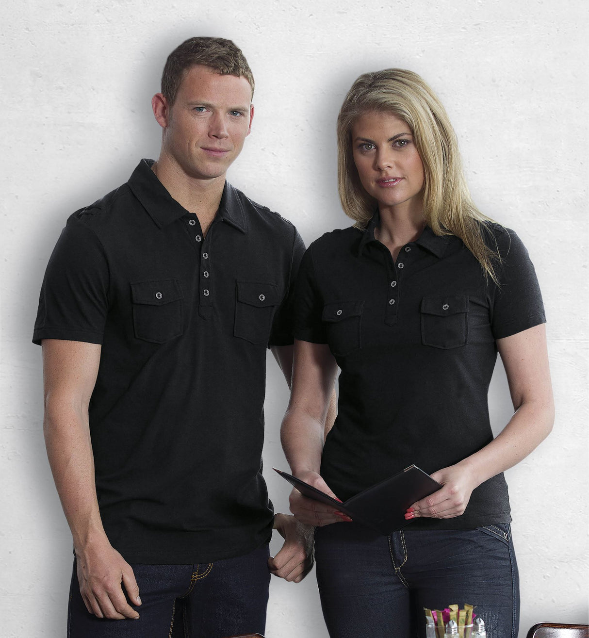 Fusion Polo - Mens  - black - M