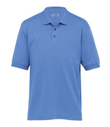 Jacquard Ottoman Balmoral Polo - Mens  - ocean - XL