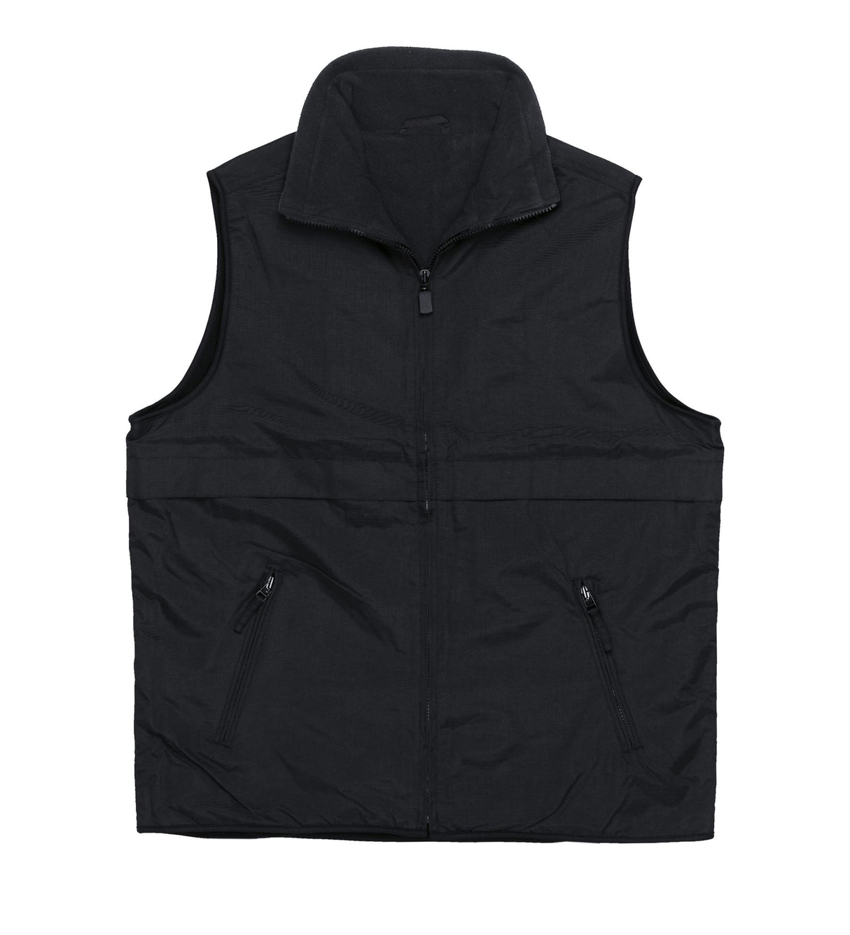 Nylon Ottoman Vest  - black - S