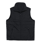 Nylon Ottoman Vest  - black - S