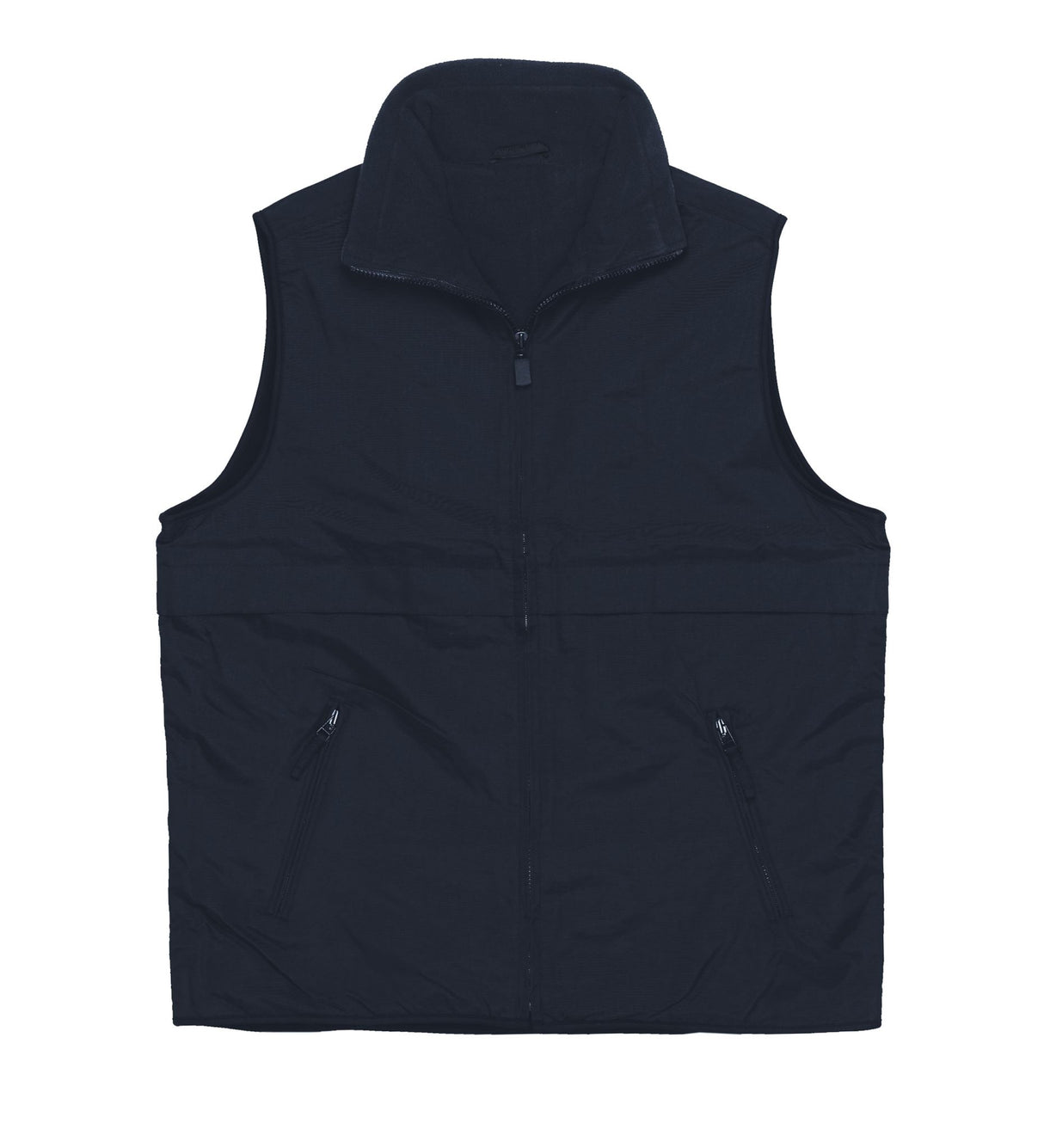 Nylon Ottoman Vest  - navy - M