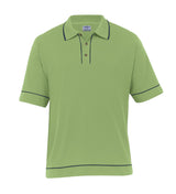 Retro Waffle Polo - Mens  - cool lime/navy - 3XS