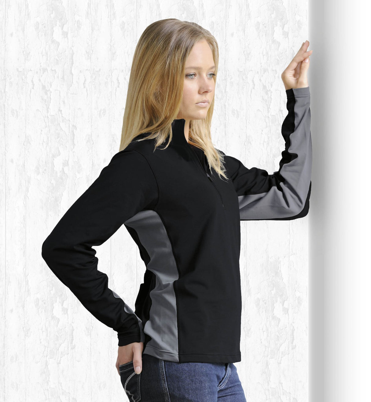 Transition Top  - black/aluminium - 5XL