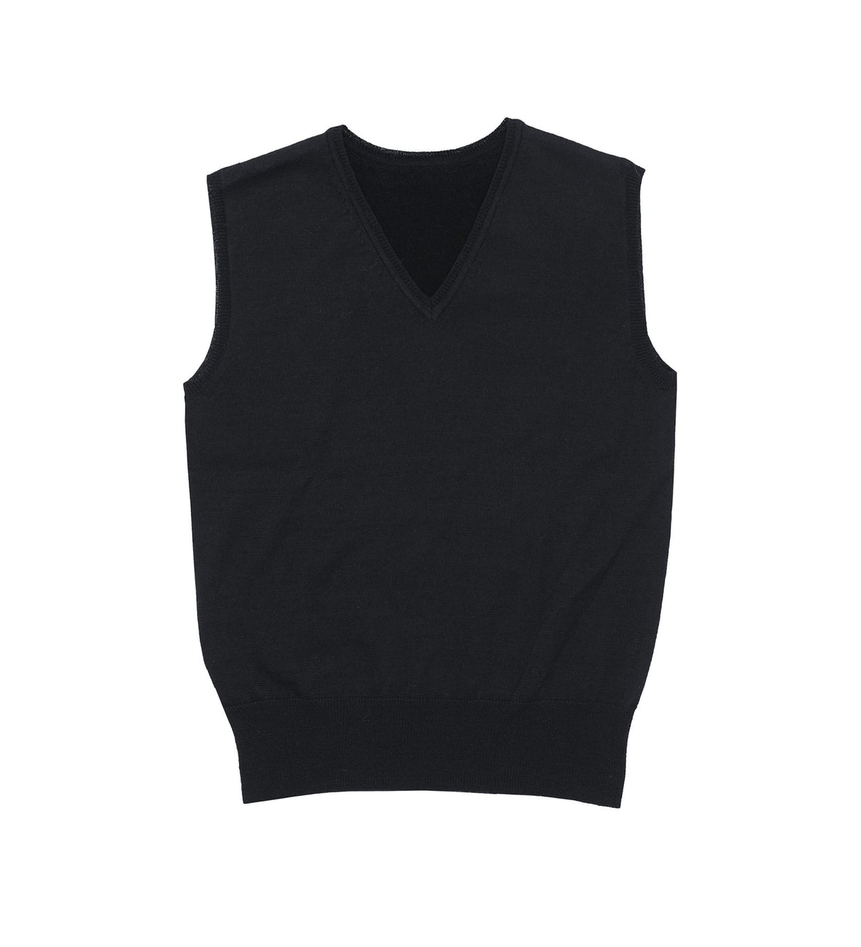 Merino Fully Fashioned Vest - Womens  - black - 14