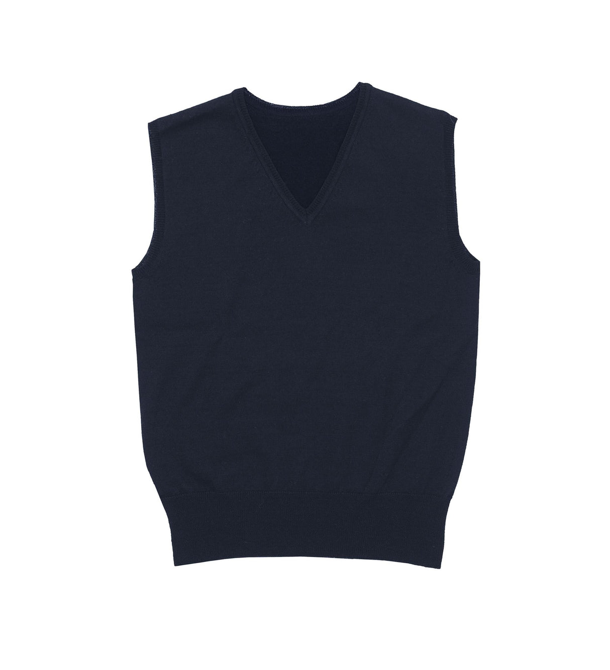 Merino Fully Fashioned Vest - Womens  - navy - 14