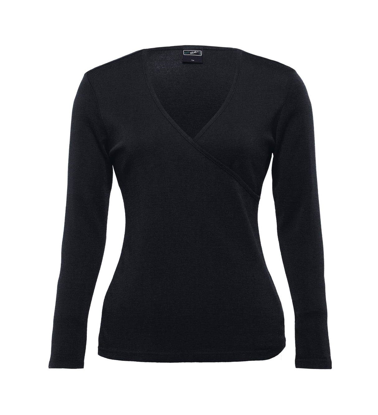 Merino Crossover Top - Womens  - black - 12
