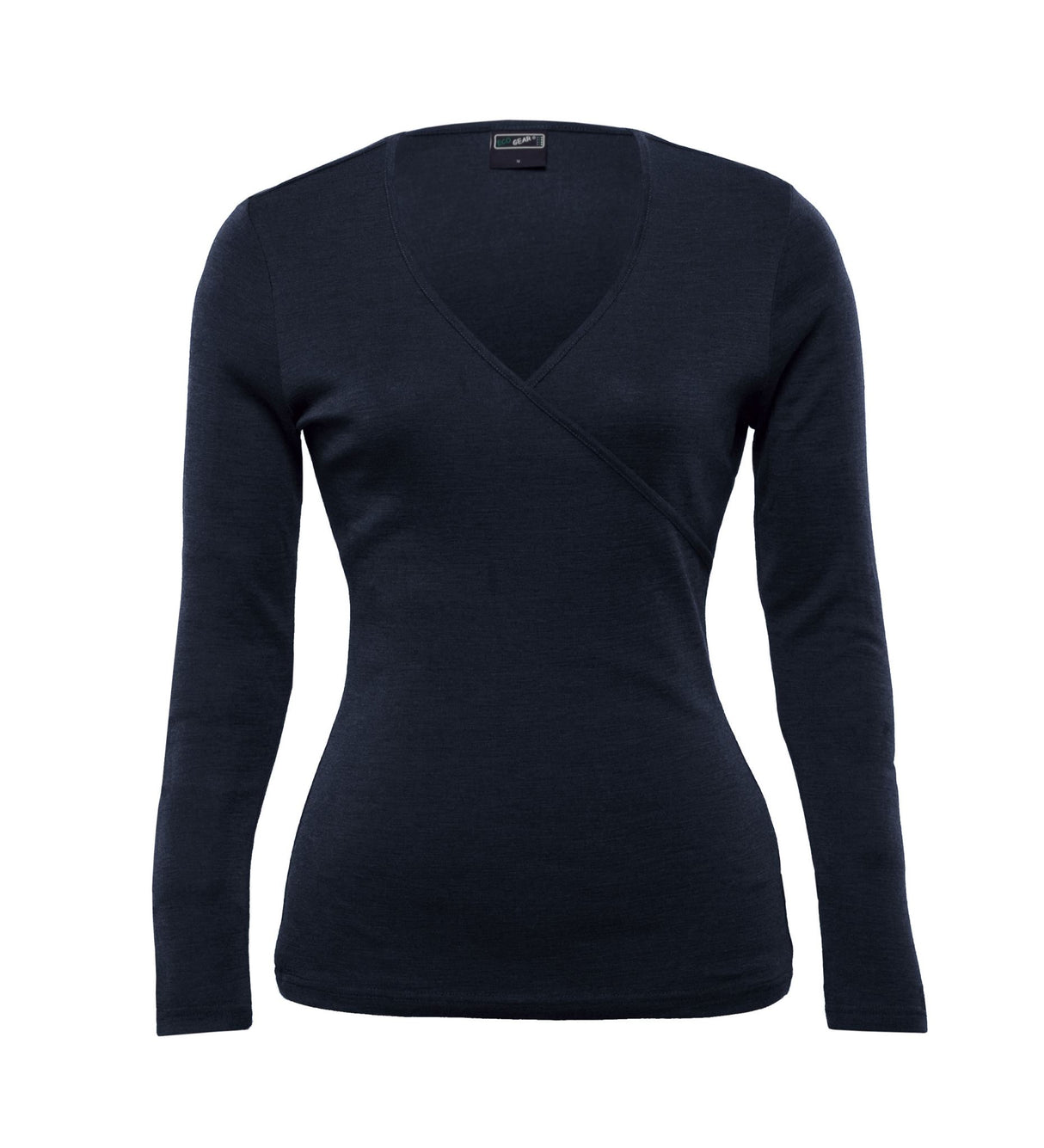 Merino Crossover Top - Womens  - navy - 8