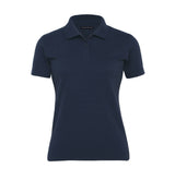 Jacquard Ottoman Balmoral Polo - Womens  - navy - 12
