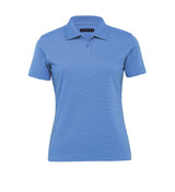 Jacquard Ottoman Balmoral Polo - Womens  - ocean - 12