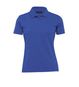Jacquard Ottoman Balmoral Polo - Womens  - royal - 20