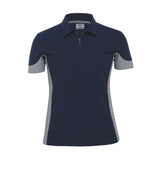 Quantum Duo Polo - Womens  - navy/aluminium - 14