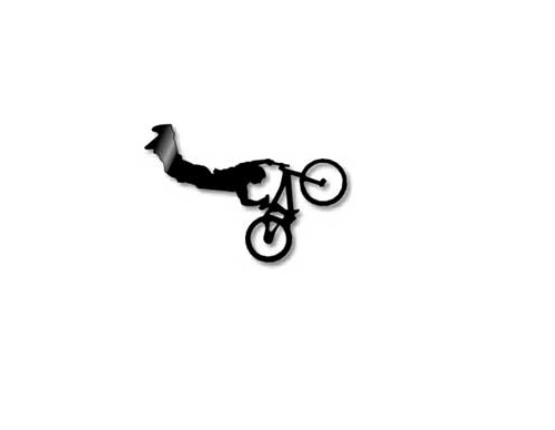 BMX Rider  - Wall Art - Style 3
