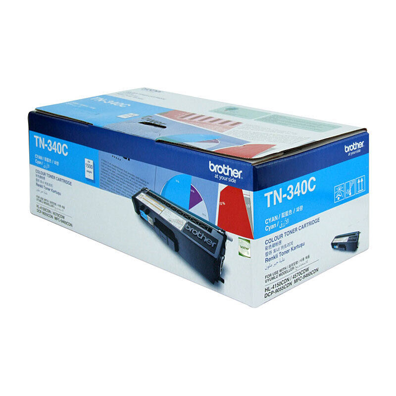 Brother TN340 Cyan Toner Cartridge