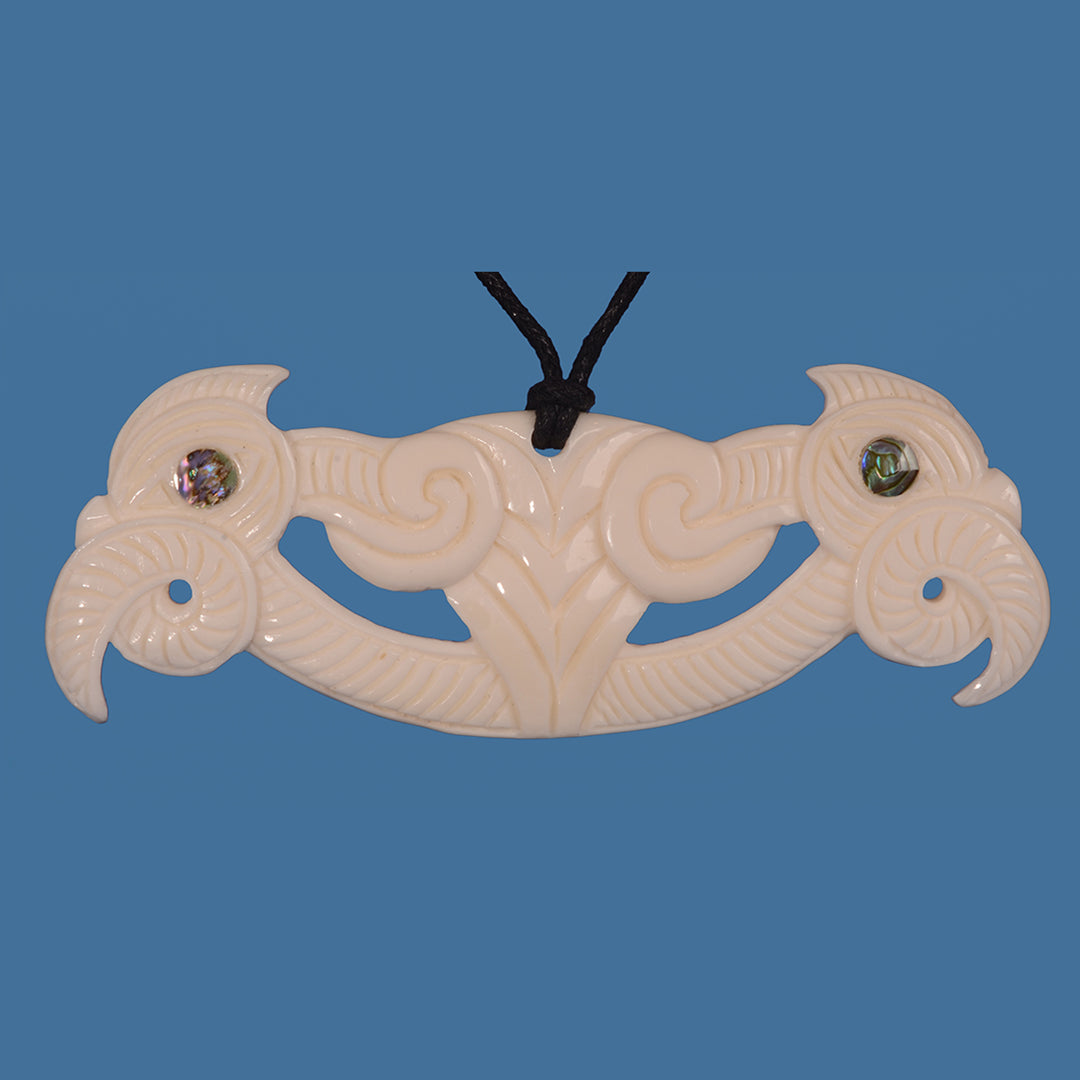 Bone Pekapeka Pendant