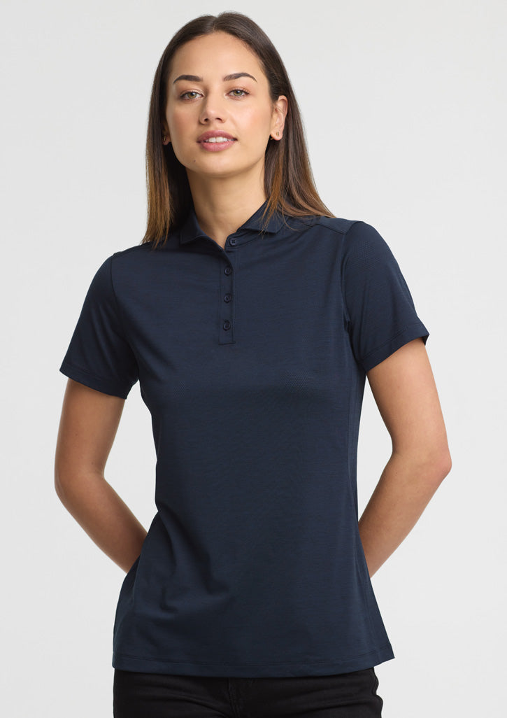 Phoenix Womens Short Sleeve Polo - Navy