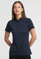 Phoenix Womens Short Sleeve Polo - Navy